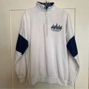 Vintage Lake Tahoe Fleece 1/4 zip sweatshirt